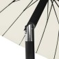 vidaXL Sonnenschirm mit Aluminium-Mast 270 cm Sandweiß vidaXL Sonnenschirm mit Aluminium-Mast 270 cm Sandweiß