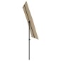 vidaXL Sonnenschirm mit Aluminium-Mast 2x1,5 m Taupe vidaXL Sonnenschirm mit Aluminium-Mast 2x1,5 m Taupe