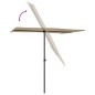 vidaXL Sonnenschirm mit Aluminium-Mast 2x1,5 m Taupe vidaXL Sonnenschirm mit Aluminium-Mast 2x1,5 m Taupe