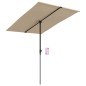 vidaXL Sonnenschirm mit Aluminium-Mast 2x1,5 m Taupe vidaXL Sonnenschirm mit Aluminium-Mast 2x1,5 m Taupe