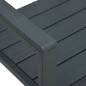 vidaXL Gartenbank 120 cm HDPE Grau Holz-Optik vidaXL Gartenbank 120 cm HDPE Grau Holz-Optik