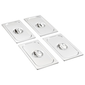 Deckel für GN 1/3 Behälter 4 Stk. Edelstahl 