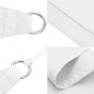 vidaXL Sonnensegel Oxford-Gewebe Dreieckig 5x5x5 m Weiß vidaXL Sonnensegel Oxford-Gewebe Dreieckig 5x5x5 m Weiß