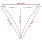 vidaXL Sonnensegel Oxford-Gewebe Dreieckig 5x5x5 m Weiß vidaXL Sonnensegel Oxford-Gewebe Dreieckig 5x5x5 m Weiß