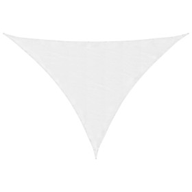 vidaXL Sonnensegel Oxford-Gewebe Dreieckig 5x7x7 m Weiß