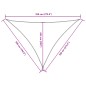 vidaXL Sonnensegel Oxford-Gewebe Dreieckig 5x7x7 m Weiß vidaXL Sonnensegel Oxford-Gewebe Dreieckig 5x7x7 m Weiß