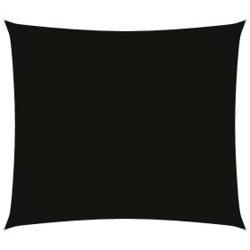 vidaXL Sonnensegel Oxford-Gewebe Rechteckig 2,5x3 m Schwarz