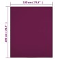 vidaXL Spannbettlaken Jersey Bordeauxrot 180x200 cm Baumwolle vidaXL Spannbettlaken Jersey Bordeauxrot 180x200 cm Baumwolle
