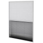 vidaXL Insektenschutz-Plissee für Fenster Jalousie Aluminium 80x100 cm vidaXL Insektenschutz-Plissee für Fenster Jalousie Aluminium 80x100 cm