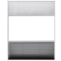vidaXL Insektenschutz-Plissee für Fenster Jalousie Aluminium 80x100 cm vidaXL Insektenschutz-Plissee für Fenster Jalousie Aluminium 80x100 cm