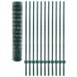 vidaXL Metallzaun Stahl 20 x 1,5 m Grün vidaXL Metallzaun Stahl 20 x 1,5 m Grün