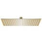 vidaXL Regenbrause Edelstahl 50x50 cm Quadrat Golden vidaXL Regenbrause Edelstahl 50x50 cm Quadrat Golden