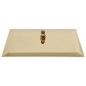vidaXL Regenbrause Edelstahl 50x50 cm Quadrat Golden vidaXL Regenbrause Edelstahl 50x50 cm Quadrat Golden