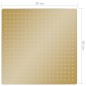 vidaXL Regenbrause Edelstahl 50x50 cm Quadrat Golden vidaXL Regenbrause Edelstahl 50x50 cm Quadrat Golden
