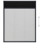 vidaXL Insektenschutz-Plissee für Fenster Aluminium Anthrazit 60x80cm vidaXL Insektenschutz-Plissee für Fenster Aluminium Anthrazit 60x80cm