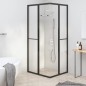 vidaXL Duschkabine Matt ESG 80x70x180 cm Schwarz vidaXL Duschkabine Matt ESG 80x70x180 cm Schwarz