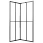 vidaXL Duschkabine Matt ESG 80x70x180 cm Schwarz vidaXL Duschkabine Matt ESG 80x70x180 cm Schwarz