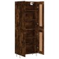Highboard Räuchereiche 69,5x34x180 cm Holzwerkstoff Highboard Räuchereiche 69,5x34x180 cm Holzwerkstoff