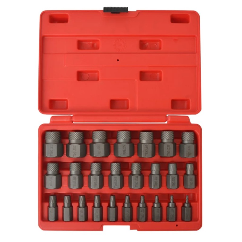 vidaXL 25-tlg. Vielzahn-Schraubenausdreher-Set Stahl vidaXL 25-tlg. Vielzahn-Schraubenausdreher-Set Stahl