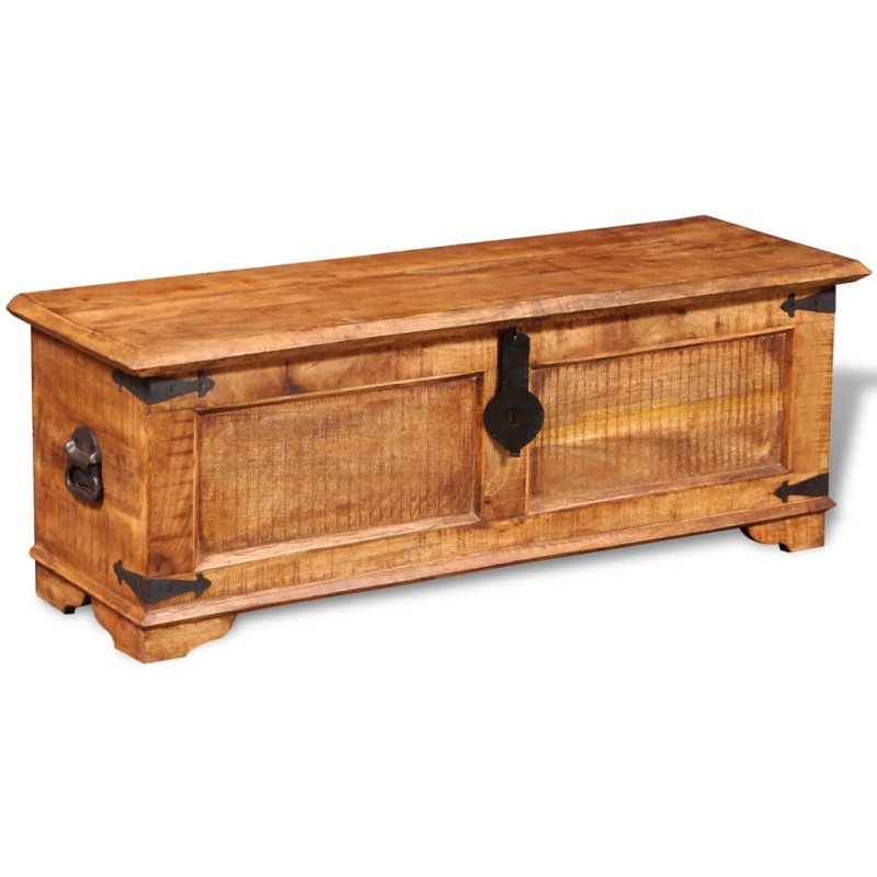 vidaXL Truhe Raues Mangoholz vidaXL Truhe Raues Mangoholz