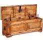 vidaXL Truhe Raues Mangoholz vidaXL Truhe Raues Mangoholz