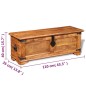 vidaXL Truhe Raues Mangoholz vidaXL Truhe Raues Mangoholz