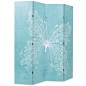 vidaXL Raumteiler klappbar 160 x 170 cm Schmetterling Blau vidaXL Raumteiler klappbar 160 x 170 cm Schmetterling Blau
