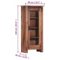 vidaXL Highboard 50x30x110 cm Massivholz vidaXL Highboard 50x30x110 cm Massivholz