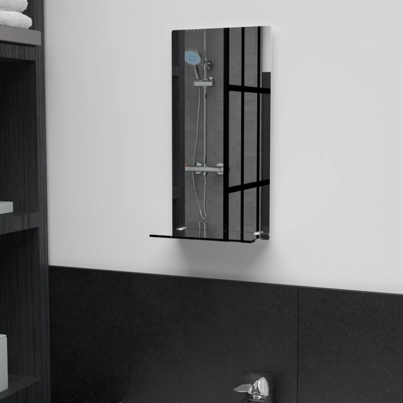 vidaXL Wandspiegel mit Regal 20×40 cm Hartglas vidaXL Wandspiegel mit Regal 20×40 cm Hartglas
