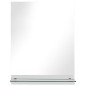 vidaXL Wandspiegel mit Regal 20×40 cm Hartglas vidaXL Wandspiegel mit Regal 20×40 cm Hartglas