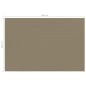 vidaXL Zeltteppich 400x600 cm Taupe vidaXL Zeltteppich 400x600 cm Taupe