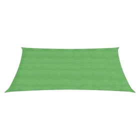 vidaXL Sonnensegel 160 g/m² Hellgrün 3x4 m HDPE