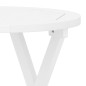 vidaXL Gartentisch Klappbar Weiß Ø 46 cm Massivholz Akazie vidaXL Gartentisch Klappbar Weiß Ø 46 cm Massivholz Akazie