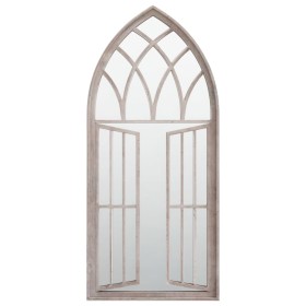 vidaXL Gartenspiegel Sand 100x45 cm Eisen