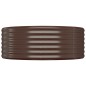 vidaXL Hochbeet Pulverbeschichteter Stahl 249x100x36 cm Braun vidaXL Hochbeet Pulverbeschichteter Stahl 249x100x36 cm Braun