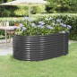 vidaXL Hochbeet Pulverbeschichteter Stahl 175x100x68 cm Anthrazit vidaXL Hochbeet Pulverbeschichteter Stahl 175x100x68 cm Anthrazit