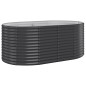 vidaXL Hochbeet Pulverbeschichteter Stahl 175x100x68 cm Anthrazit vidaXL Hochbeet Pulverbeschichteter Stahl 175x100x68 cm Anthrazit