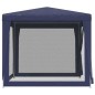 vidaXL Partyzelt mit 4 Mesh-Seitenwänden Blau 2,5x2,5 m HDPE vidaXL Partyzelt mit 4 Mesh-Seitenwänden Blau 2,5x2,5 m HDPE