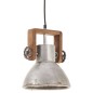 vidaXL Hängelampe Industriestil 25 W Silbern Rund 19 cm E27 vidaXL Hängelampe Industriestil 25 W Silbern Rund 19 cm E27