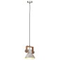 vidaXL Hängelampe Industriestil 25 W Silbern Rund 19 cm E27 vidaXL Hängelampe Industriestil 25 W Silbern Rund 19 cm E27