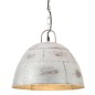 vidaXL Hängelampe Vintage Industriestil 25 W Silbern Rund 31 cm E27 vidaXL Hängelampe Vintage Industriestil 25 W Silbern Rund 31 cm E27