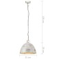 vidaXL Hängelampe Vintage Industriestil 25 W Silbern Rund 31 cm E27 vidaXL Hängelampe Vintage Industriestil 25 W Silbern Rund 31 cm E27