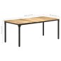 vidaXL Esstisch 180x90x76 cm Raues Mangoholz vidaXL Esstisch 180x90x76 cm Raues Mangoholz