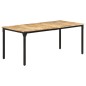 vidaXL Esstisch 180x90x76 cm Raues Mangoholz vidaXL Esstisch 180x90x76 cm Raues Mangoholz