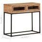vidaXL Konsolentisch 90x35x76 cm Massivholz Akazie vidaXL Konsolentisch 90x35x76 cm Massivholz Akazie