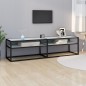 vidaXL TV-Schrank Weiß Marmor-Optik 160x40x40,5 cm Hartglas vidaXL TV-Schrank Weiß Marmor-Optik 160x40x40,5 cm Hartglas