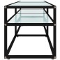 vidaXL TV-Schrank Weiß Marmor-Optik 160x40x40,5 cm Hartglas vidaXL TV-Schrank Weiß Marmor-Optik 160x40x40,5 cm Hartglas