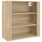 vidaXL Wandschrank Sonoma-Eiche 80x33x80 cm Holzwerkstoff vidaXL Wandschrank Sonoma-Eiche 80x33x80 cm Holzwerkstoff