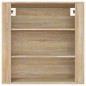 vidaXL Wandschrank Sonoma-Eiche 80x33x80 cm Holzwerkstoff vidaXL Wandschrank Sonoma-Eiche 80x33x80 cm Holzwerkstoff
