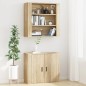 vidaXL Wandschrank Sonoma-Eiche 80x33x80 cm Holzwerkstoff vidaXL Wandschrank Sonoma-Eiche 80x33x80 cm Holzwerkstoff